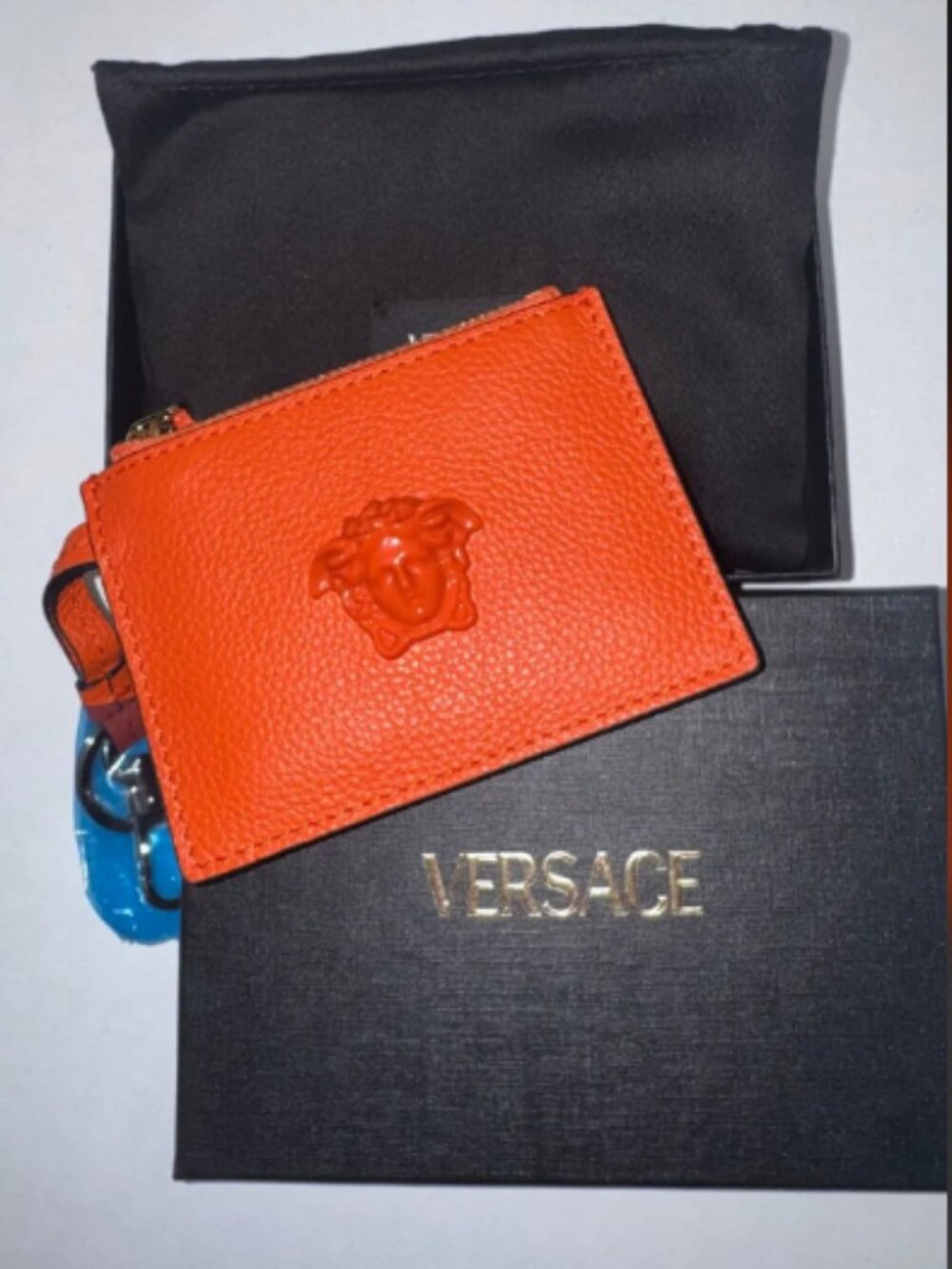 Versace - LA Medusa Leather Card Holder W/ COA, DUST BAG & OG BOX